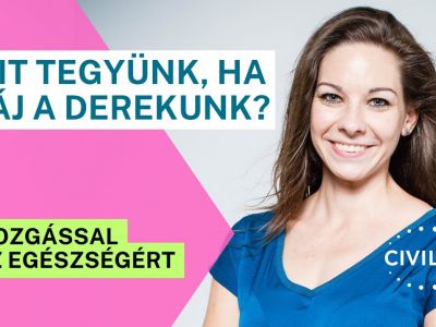 Mit tegyünk, ha fáj a derekunk?