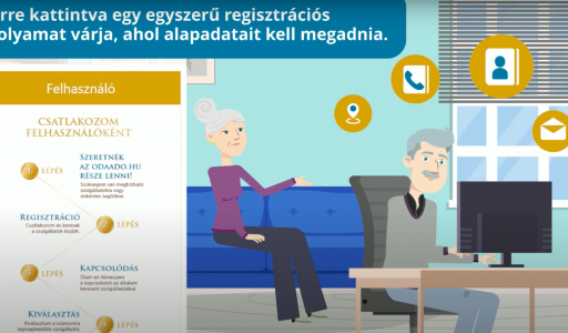 Odaadó regisztráció egyszerűen időseknek